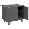 Durham 3113-TH-95 MOBILE BENCH CABINET, 1 SHELF, HARD BOARD TOP, 24-1/4 X 42-1/8 X 36-3/8 - One-stop shop for professional tools and equipment.