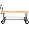 Durham WHPTA-WD-3060-8MR-95 PLATFORM TRUCK, ADJUSTABLE HEIGHT, WOOD DECK , 1800 LBS. CAPACITY, 30 X 60 - One-stop shop for professional tools and equipment.