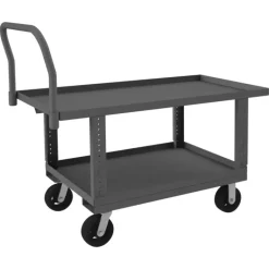 Durham WHPTLUA30486MR95 PLATFORM TRUCK, ADJUSTABLE HEIGHT, LIPS UP, 2000 LBS. CAPACITY, 30 X 48 - One-stop shop for professional tools and equipment.