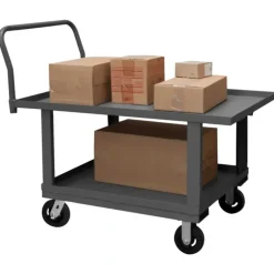 Durham WHPTLU30606MR95 PLATFORM TRUCK, ADJUSTABLE HEIGHT, LIPS UP, 2000 LBS. CAPACITY, 30 X 60 - One-stop shop for professional tools and equipment.