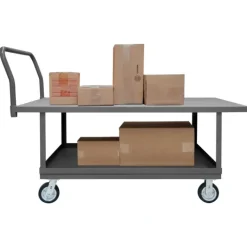 Durham WHPT24485MR95 PLATFORM TRUCK, WORK HEIGHT, 2 SHELF , 2000 LBS. CAPACITY, 24 X 48 - One-stop shop for professional tools and equipment.