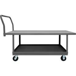 Durham WHPT30605PH95 PLATFORM TRUCK, WORK HEIGHT, 2 SHELF , 2000 LBS. CAPACITY, 30 X 60 - One-stop shop for professional tools and equipment.