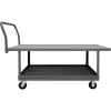 Durham WHPT24485PH95 PLATFORM TRUCK, WORK HEIGHT, 2 SHELF , 2000 LBS. CAPACITY, 24 X 48 - One-stop shop for professional tools and equipment.