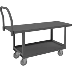Durham WHPT24605PU95 PLATFORM TRUCK, WORK HEIGHT, 2 SHELF , 1400 LBS. CAPACITY, 24 X 60 - One-stop shop for professional tools and equipment.