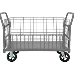 Durham W4SPTDG-244838-1-8MR95 WIRE CART, REMOVABLE HANDLES, DROP GATE, 24-3/8 X 55-1/4 X 38-1/4 - One-stop shop for professional tools and equipment.