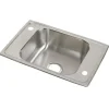 Elkay CDKR2517 Celebrity® Stainless Steel 25& x 17& x 6-7/8& Single Bowl Drop-in Classroom Sink - One-stop shop for professional tools and equipment.