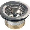 Elkay D5018A Dayton® 2& Stainless Steel Drain with Removable Basket Strainer and Rubber Stopper - One-stop shop for professional tools and equipment.