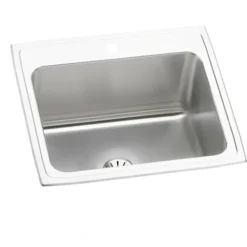 Elkay DLR312210PD Lustertone® Classic Stainless Steel 31& x 22& x 10-1/8& Single Bowl Drop-in Sink with Perfect Drain® - One-stop shop for professional tools and equipment.