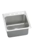 Elkay DLRQ222212 Lustertone® Classic Stainless Steel 22& x 22& x 12-1/8& 2-Hole Single Bowl Drop-in Sink with Quick-clip - One-stop shop for professional tools and equipment.