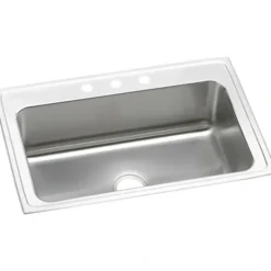 Elkay DLRS332210 Lustertone Classic Stainless Steel 33& x 22& x 10-1/8& Single Bowl Drop-in Sink - One-stop shop for professional tools and equipment.