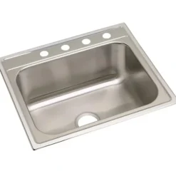 Elkay DPC1252210 Dayton® Stainless Steel 25& x 22& x 10-1/4& Single Bowl Drop-in Sink - One-stop shop for professional tools and equipment.