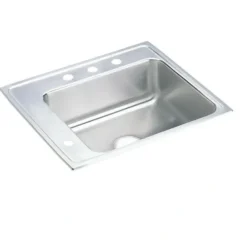 Elkay DRKAD222050L Lustertone Classic Stainless Steel 22& x 19-1/2& x 5& Single Bowl Drop-in Classroom ADA Sink - One-stop shop for professional tools and equipment.