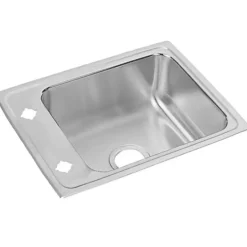 Elkay DRKAD222060 Lustertone® Classic Stainless Steel 22& x 19-1/2& x 6& Single Bowl Drop-in Classroom ADA Sink - One-stop shop for professional tools and equipment.