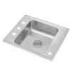 Elkay DRKR2220PD Lustertone® Classic Stainless Steel 22& x 19-1/2& x 7-1/2& Single Classroom Sink w/Perfect Drain® Grid - One-stop shop for professional tools and equipment.
