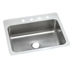 Elkay DSESR12722 Dayton® Stainless Steel 27& x 22& x 8& Single Bowl Dual Mount Sink - One-stop shop for professional tools and equipment.