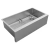Elkay EFRUFF3417RDBG Crosstown® 16 Gauge Stainless Steel 35-7/8& x 20-1/4& x 9& Single Bowl Tall Farmhouse Sink Kit - One-stop shop for professional tools and equipment.