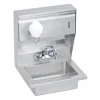 Elkay EHS-18-STDX Stainless Steel 18& x 14-1/2& x 23& 18 Gauge Hand Sink with Soap and Towel Dispenser and Faucet - One-stop shop for professional tools and equipment.