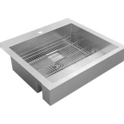 Elkay ELDSSF36279DBG Dart Canyon® Stainless Steel 35-7/8& x 27-1/4& x 9-5/8& 1-Hole Single Bowl Farmhouse Workstation Sink with 4-13/16& Deep Work Shelf - One-stop shop for professional tools and equipment.
