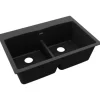 Elkay ELGDLB3322 Quartz Classic® 33& x 22& x 10& Equal Double Bowl Drop-in Sink with Aqua Divide - One-stop shop for professional tools and equipment.