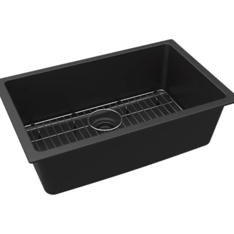 Elkay ELGRU13322C Quartz Classic® 33& x 18-7/16& x 9-7/16& Single Bowl Undermount Sink Kit - One-stop shop for professional tools and equipment.