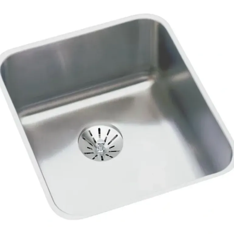 Elkay ELUHAD131655PD Lustertone® Classic Stainless Steel 16& x 18-1/2& x 5-3/8& Single Bowl Undermount ADA Sink with Perfect Drain® - One-stop shop for professional tools and equipment.