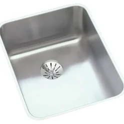 Elkay ELUHAD211545PD Lustertone® Classic Stainless Steel 23-1/2& x 18-1/4& x 4-3/8& Single Bowl Undermount ADA Sink w/Perfect Drain® - One-stop shop for professional tools and equipment.