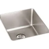 Elkay ELUHH3017TPD Lustertone Iconix® 16 Gauge Stainless Steel, 32-1/2& x 19-1/2& x 9& Single Bowl Undermount Sink with Perfect Drain® - One-stop shop for professional tools and equipment.