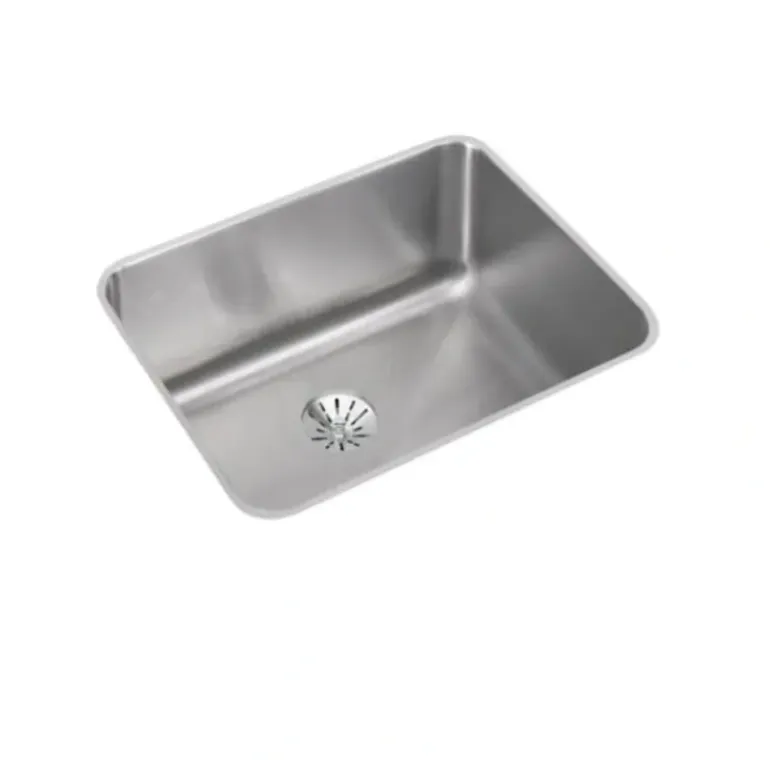 Elkay ELUH11189PD Lustertone® Classic Stainless Steel 13-1/2& x 20-7/16& x 9& Single Bowl Undermount Sink with Perfect Drain® - One-stop shop for professional tools and equipment.