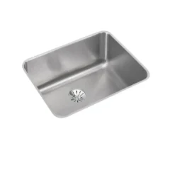 Elkay ELUH141810PD Lustertone® Classic Stainless Steel, 16-1/2& x 20-1/2& x 9-7/8& Single Bowl Undermount Sink with Perfect Drain® - One-stop shop for professional tools and equipment.