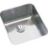 Elkay ELUH2416PD Lustertone® Classic Stainless Steel 26-1/2& x 18-1/2& x 8& Single Bowl Undermount Sink with Perfect Drain® - One-stop shop for professional tools and equipment.