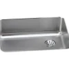 Elkay ELUH2317RPD Lustertone® Classic Stainless Steel 25-1/2& x 19-1/4& x 8& Single Bowl Undermount Sink with Right Perfect Drain® - One-stop shop for professional tools and equipment.