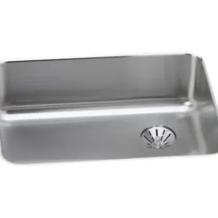 Elkay ELUH2317RPD Lustertone® Classic Stainless Steel 25-1/2& x 19-1/4& x 8& Single Bowl Undermount Sink with Right Perfect Drain® - One-stop shop for professional tools and equipment.
