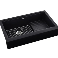 Elkay ELXFDB3620BG Ferguson Exclusive Quartz Luxe 35-7/8& x 22-1/2& x 9-1/2& Single Bowl Farmhouse Sink w/Drainboard+Perfect Drain - One-stop shop for professional tools and equipment.