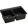 Elkay ELX3322 Quartz Luxe® 33& x 22& x 9-1/2& Equal Double Bowl Drop-in Sink - One-stop shop for professional tools and equipment.