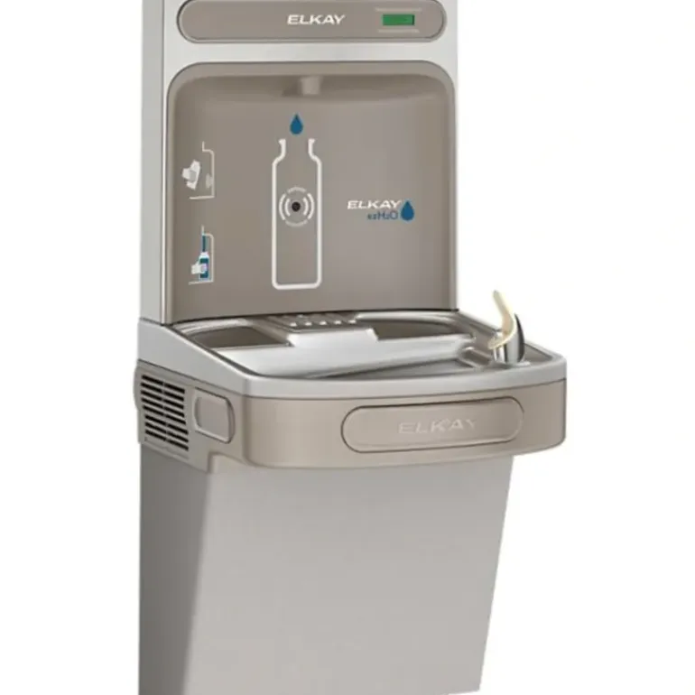 Elkay EZSDWSLK ezH2O® Bottle Filling Station with Single ADA Cooler Non-Filtered Non-Refrigerated Light Gray - One-stop shop for professional tools and equipment.