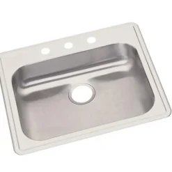 Elkay GE12522 Dayton® Stainless Steel 25& x 22& x 5-3/8& Single Bowl Drop-in Sink - One-stop shop for professional tools and equipment.