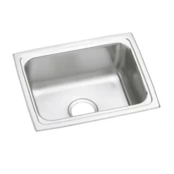 Elkay LFRAD251955 Lustertone® Classic Stainless Steel 25& x 19-1/2& x 5-1/2& Single Bowl Drop-in ADA Sink - One-stop shop for professional tools and equipment.