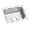 Elkay LFR1918PD Lustertone® Classic Stainless Steel 19& x 18& x 7-5/8& Single Bowl Drop-in Sink with Perfect Drain® - One-stop shop for professional tools and equipment.