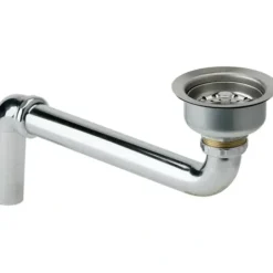 Elkay LKAD35 3-1/2& Drain Fitting& Stainless Steel Body Strainer Basket and Offset Tailpiece - One-stop shop for professional tools and equipment.