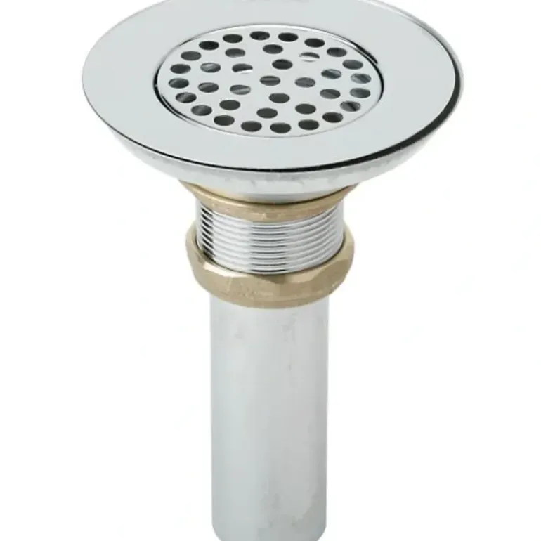 Elkay LK18 3-1/2& Drain Nickel Plated Brass Body Strainer and Tailpiece - One-stop shop for professional tools and equipment.
