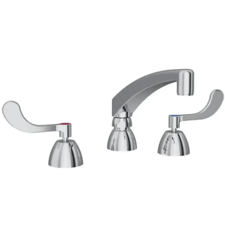 Elkay LK800AT08T4 8& Centerset with Concealed Deck Faucet with 8& Arc Tube Spout 4& Wristblade Handles Chrome - One-stop shop for professional tools and equipment.