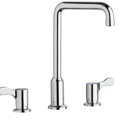 Elkay LKDA2437C 8& Centerset Concealed Deck Mount Faucet with Arc Tube Spout and 2-5/8& Lever Handles Chrome - One-stop shop for professional tools and equipment.