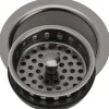 Elkay LKD35AS 3-1/2& Drain Fitting Antique Steel Finish Disposer Flange and Removable Strainer - One-stop shop for professional tools and equipment.