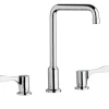 Elkay LKD2437BHC 8& Centerset Concealed Deck Mount Faucet with Arc Tube Spout and 4& Lever Handles Chrome - One-stop shop for professional tools and equipment.