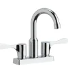 Elkay LKD24898BHC 4& Centerset Exposed Deck Mount Faucet with Arc Spout and 4& Lever Handles - One-stop shop for professional tools and equipment.