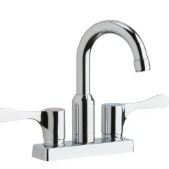 Elkay LKD24898BHC 4& Centerset Exposed Deck Mount Faucet with Arc Spout and 4& Lever Handles - One-stop shop for professional tools and equipment.