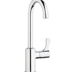 Elkay LKD208513C Single Hole 12-1/2& Deck Mount Faucet with Gooseneck Spout Lever Handle on Right Side Chrome - One-stop shop for professional tools and equipment.