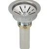 Elkay LK99FCS Deluxe Drain Kit with Satin Finish 3-1/2 Type 304 Stainless Steel Body for Fireclay Sinks - One-stop shop for professional tools and equipment.