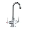 Elkay LK500GN04L2 Single Hole with Concealed Deck Faucet with 4& Gooseneck Spout 2& Lever Handles Chrome - One-stop shop for professional tools and equipment.