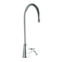 Elkay LK535GN08L2 Single Hole with Single Control Faucet with 8& Gooseneck Spout 2& Lever Handle Chrome - One-stop shop for professional tools and equipment.